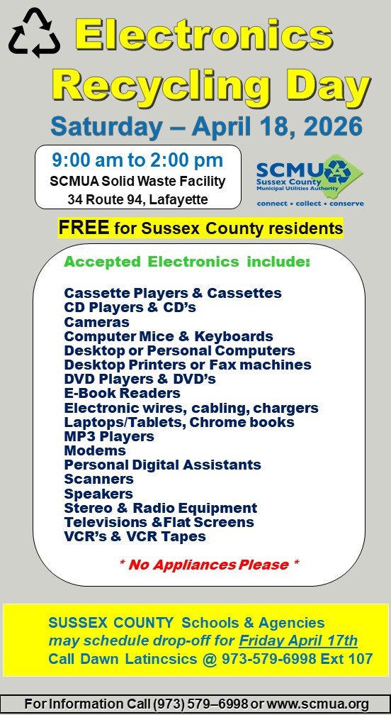 Electronics Event 4 18 26 flyer 1